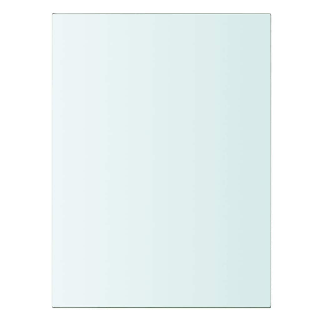 vidaXL Regalboden Glas Transparent 20x15 cm