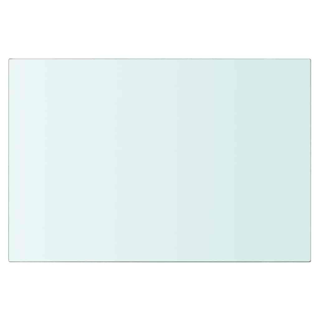 vidaXL Regalboden Glas Transparent 20x30 cm