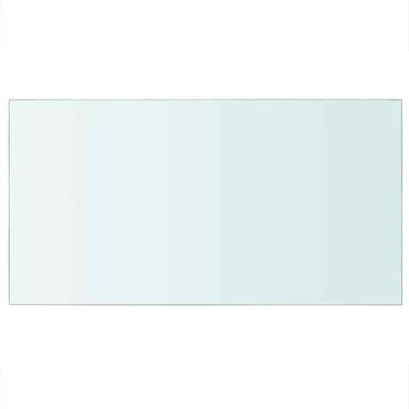 vidaXL Regalboden Glas Transparent 40 cm x 25 cm