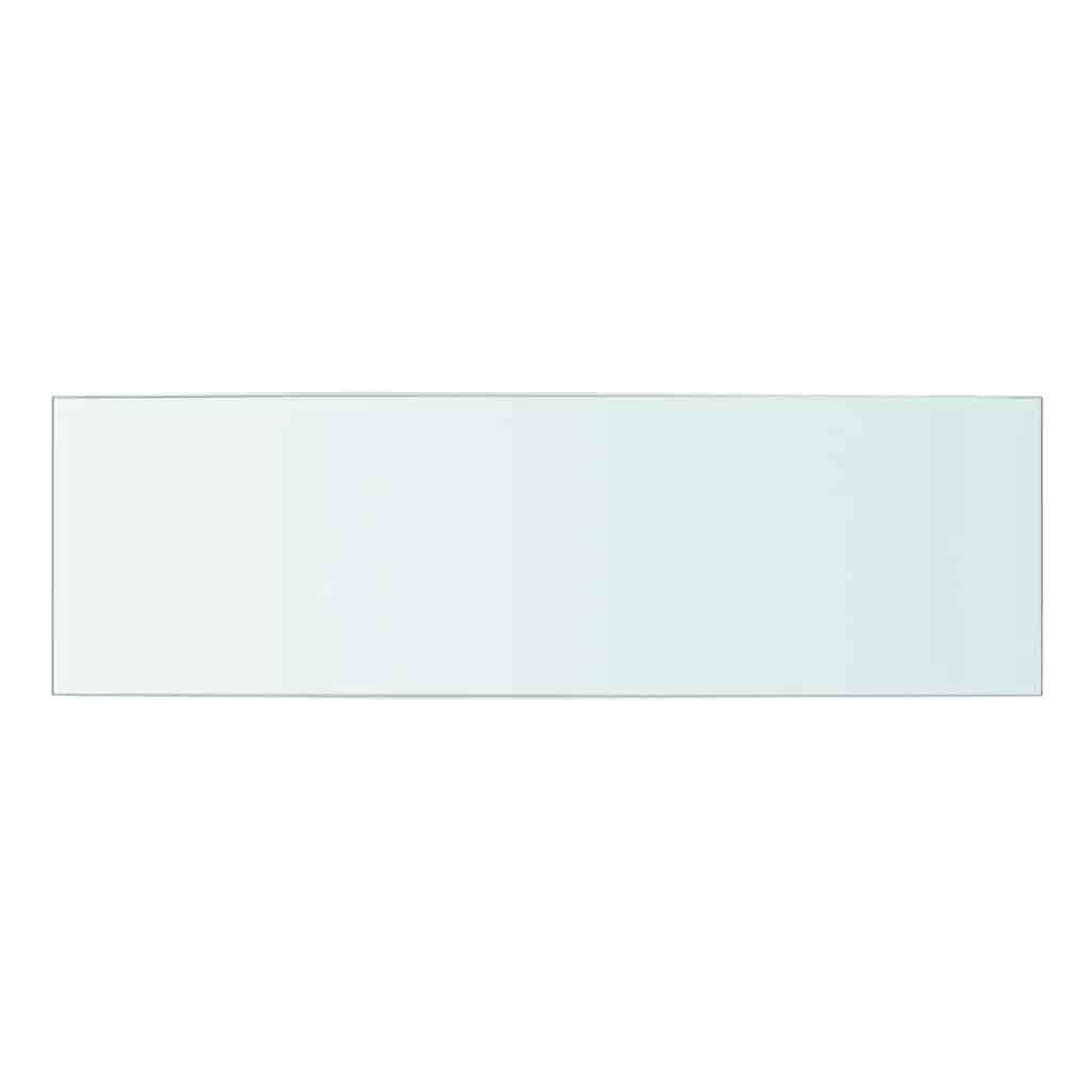 vidaXL Regalboden Glas Transparent 50x15 cm