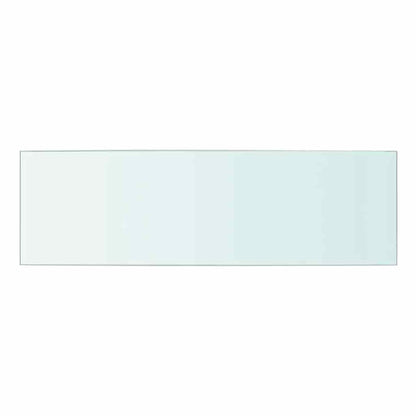 vidaXL Regalboden Glas Transparent 50x15 cm