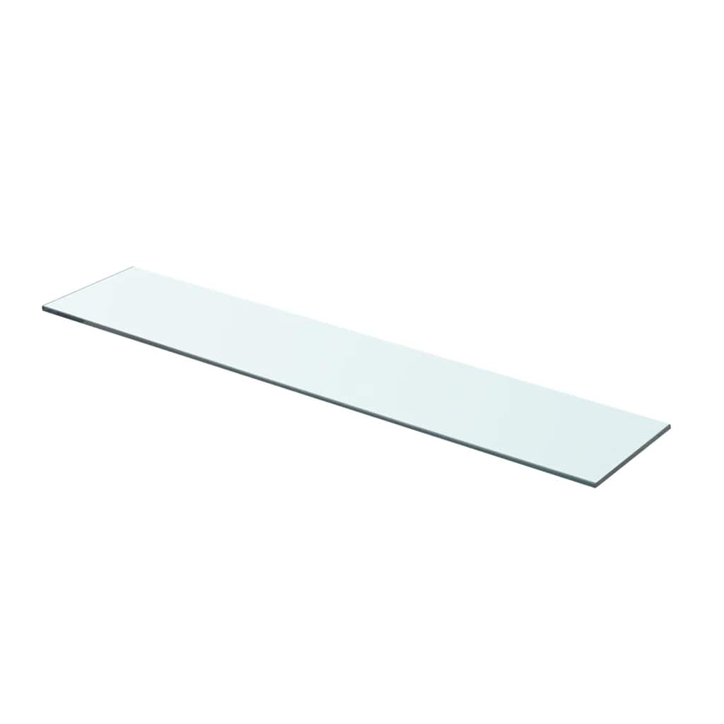 vidaXL Étagère en verre transparent 70x15 cm