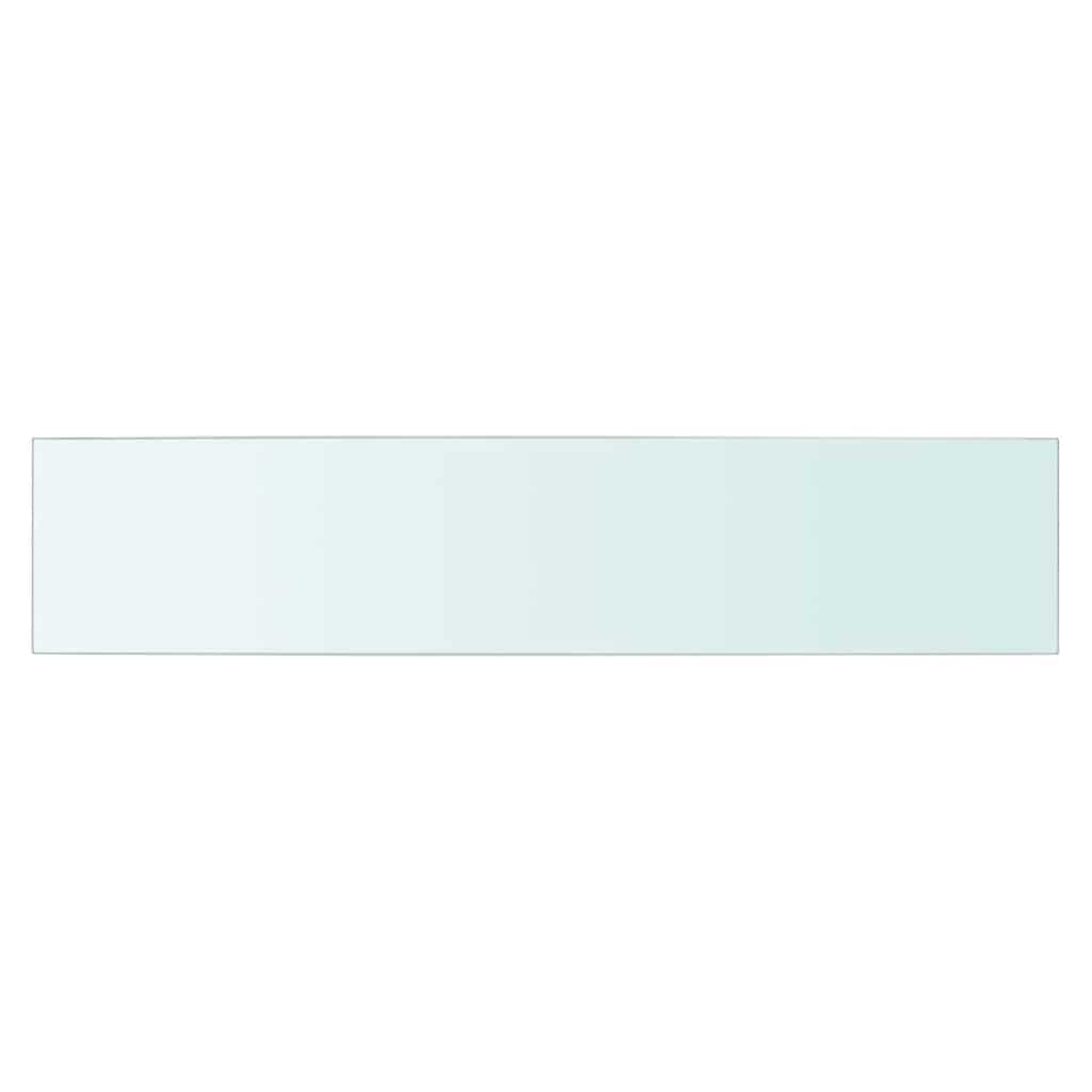 vidaXL Étagère en verre transparent 70x15 cm