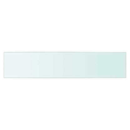 vidaXL Étagère en verre transparent 70x15 cm
