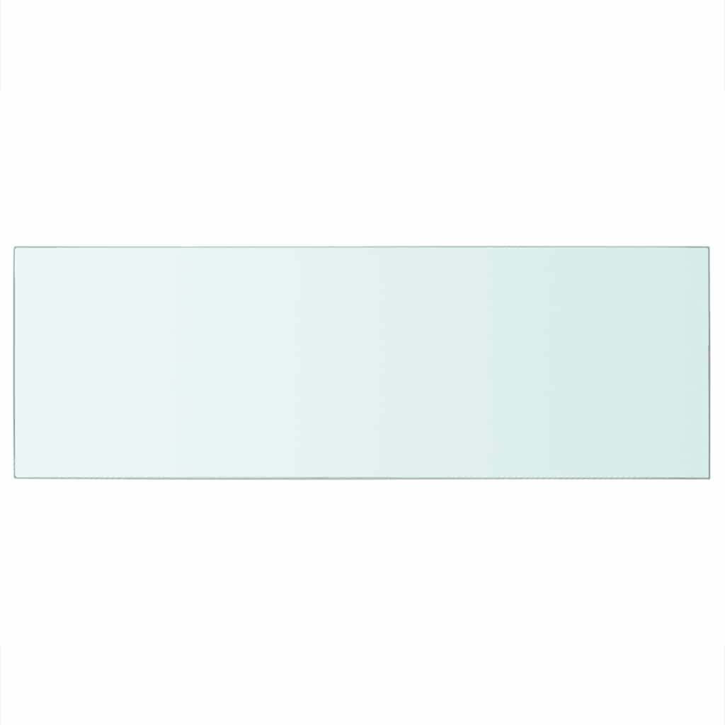 vidaXL Étagère en verre transparent 70x25 cm
