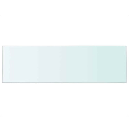 vidaXL Regalboden Glas Transparent 80 cm x 25 cm