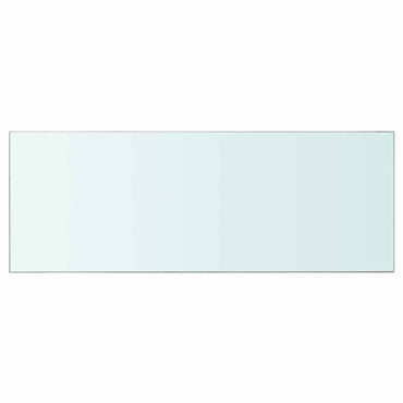 vidaXL Regalboden Glas Transparent 80x30 cm