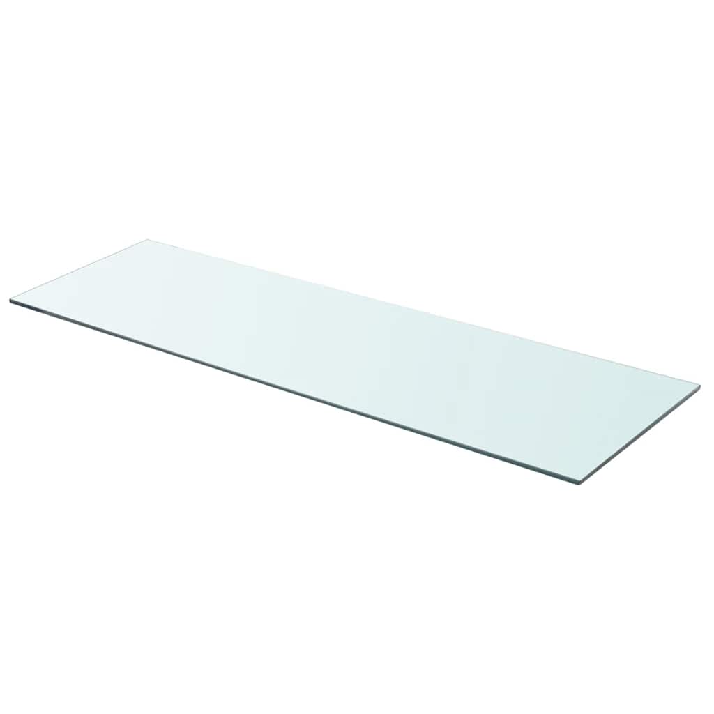 vidaXL Regalboden Glas Transparent 90x30 cm