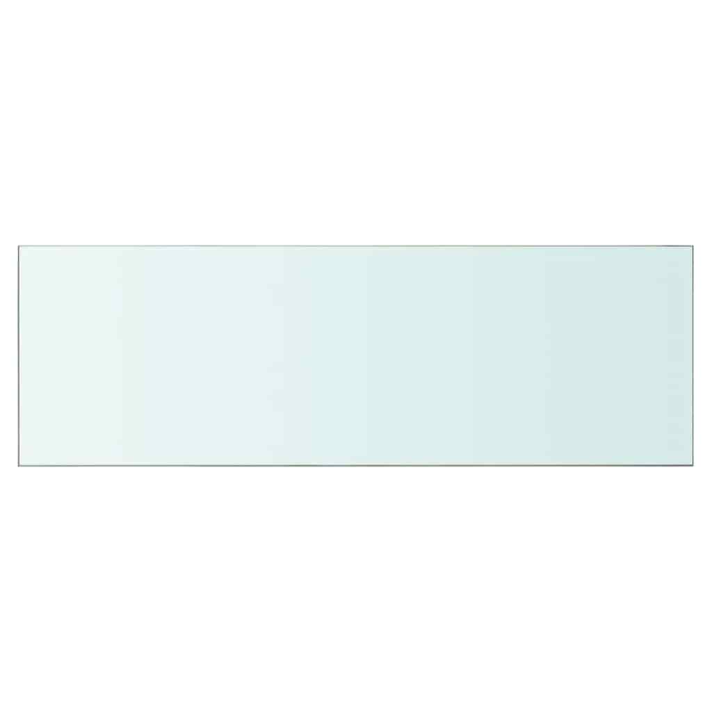 vidaXL Regalboden Glas Transparent 90x30 cm