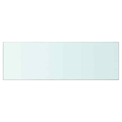 vidaXL Regalboden Glas Transparent 90x30 cm