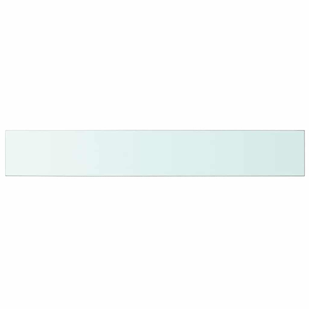 vidaXL Regalboden Glas Transparent 100x15 cm