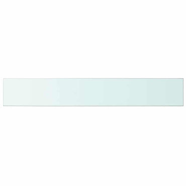 vidaXL Regalboden Glas Transparent 100x15 cm