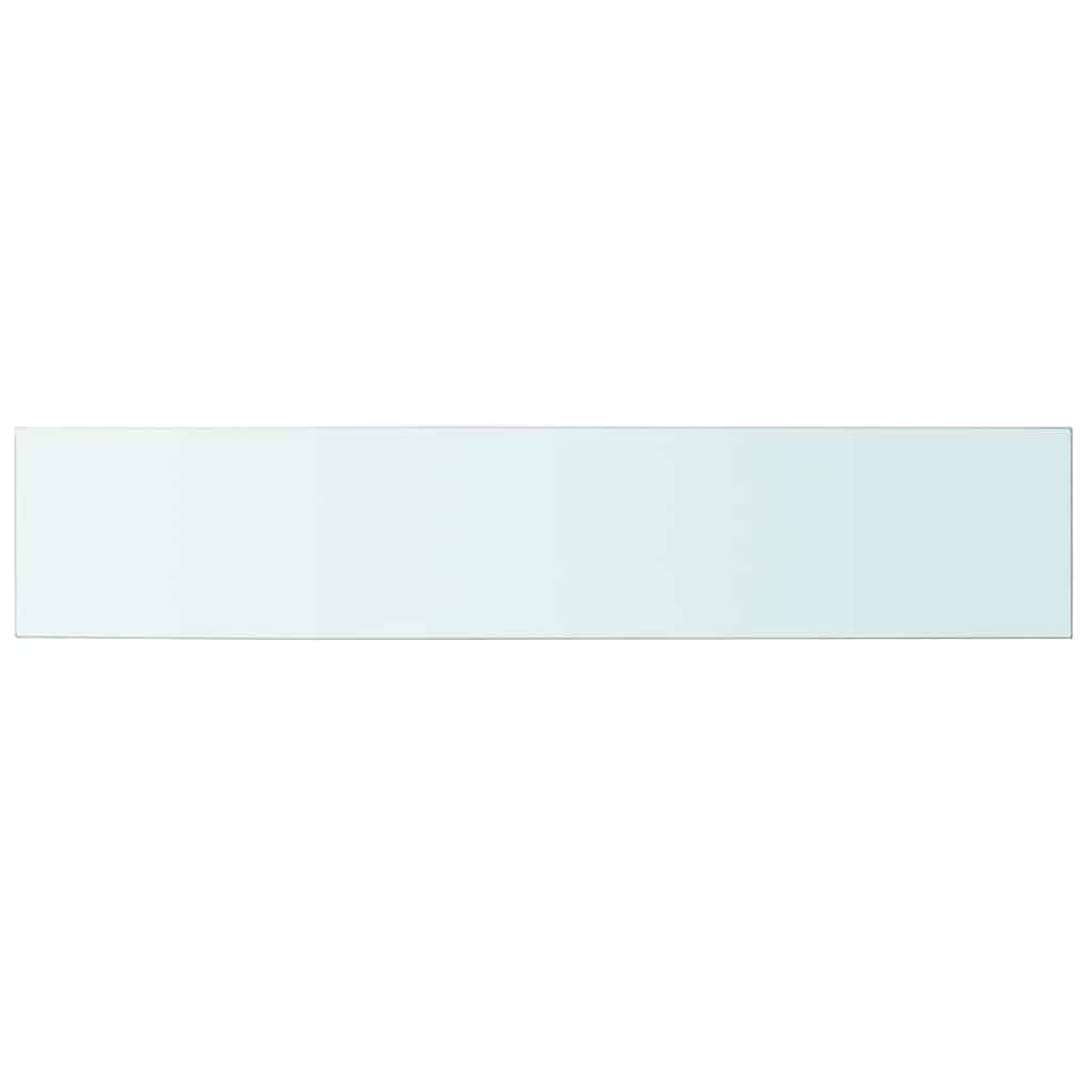 vidaXL Regalboden Glas Transparent 100x20 cm