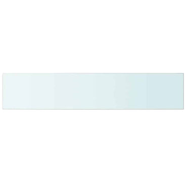 vidaXL Regalboden Glas Transparent 100x20 cm