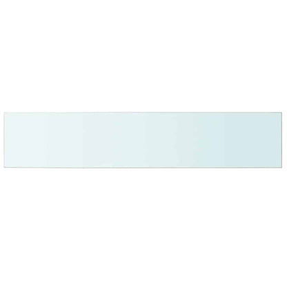 vidaXL Regalboden Glas Transparent 100x20 cm