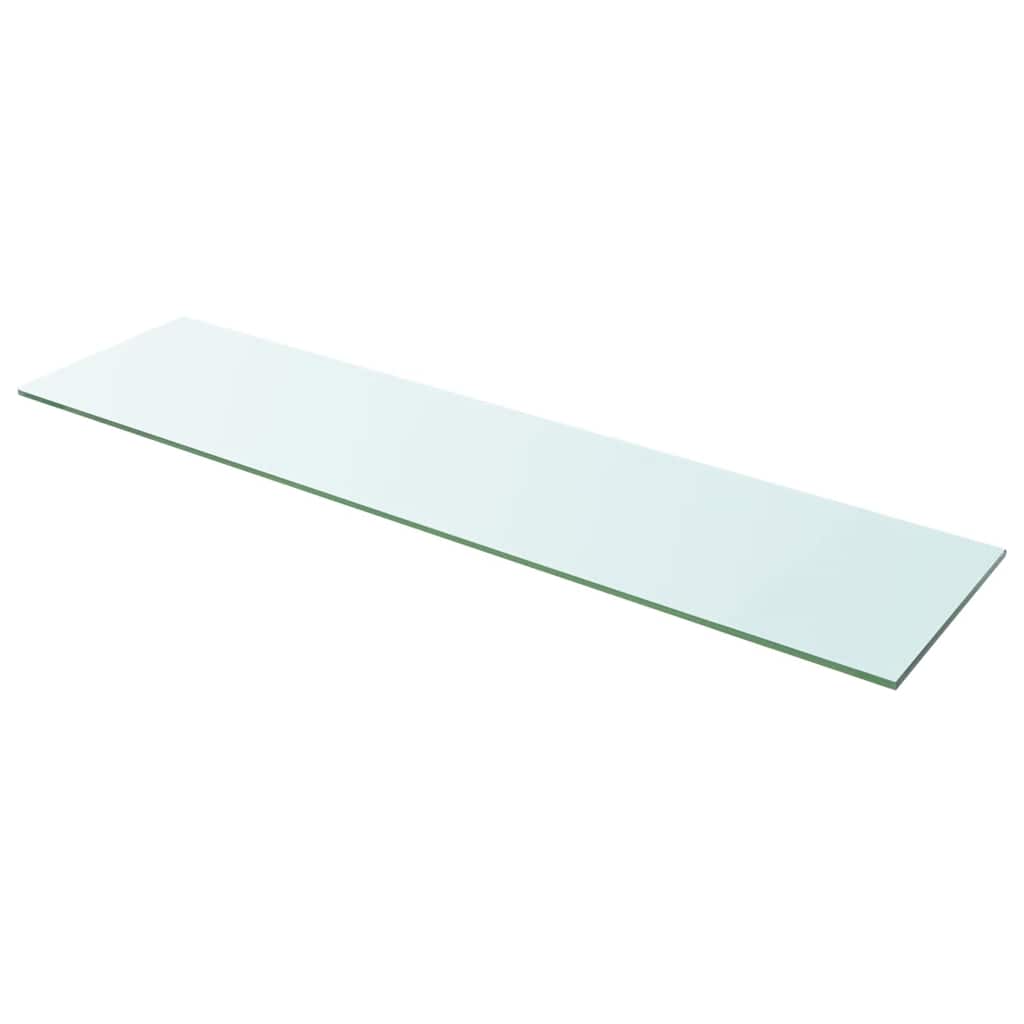 vidaXL Regalboden Glas Transparent 100x25 cm