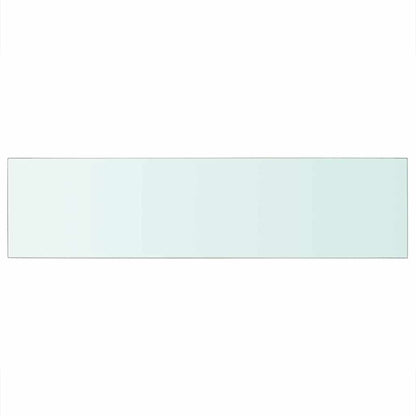vidaXL Regalboden Glas Transparent 100x25 cm