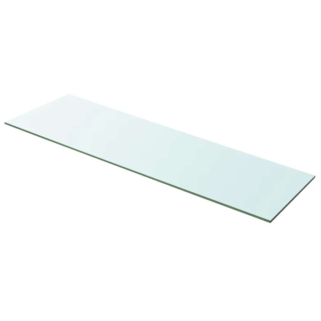 vidaXL Étagère en verre transparent 100x30 cm