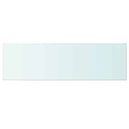 vidaXL Étagère en verre transparent 100x30 cm