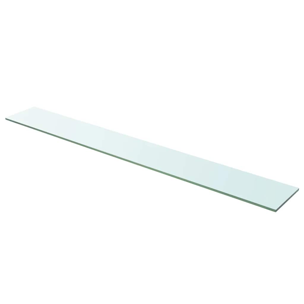 vidaXL Étagère Verre Transparent 110x15 cm