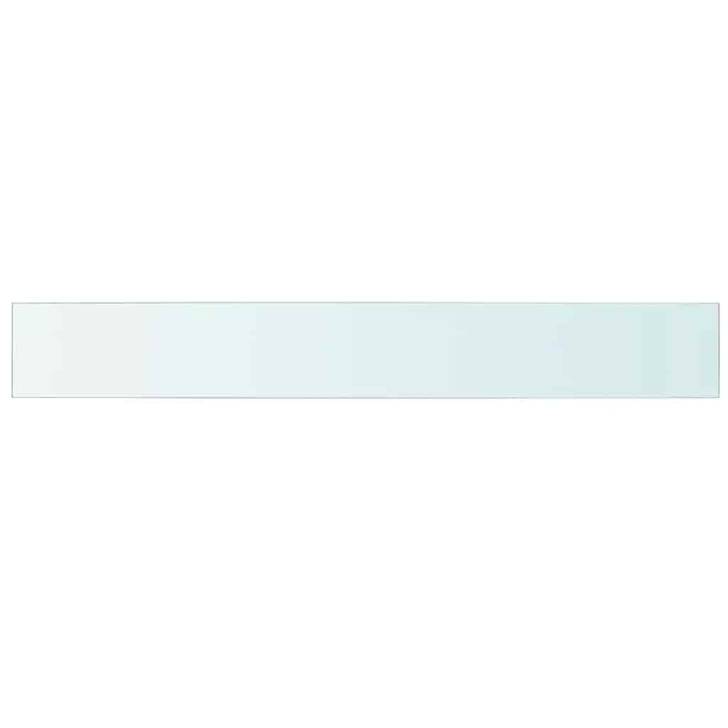 vidaXL Étagère Verre Transparent 110x15 cm