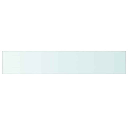 vidaXL Tablette en verre Transparent 110 cm x 20 cm
