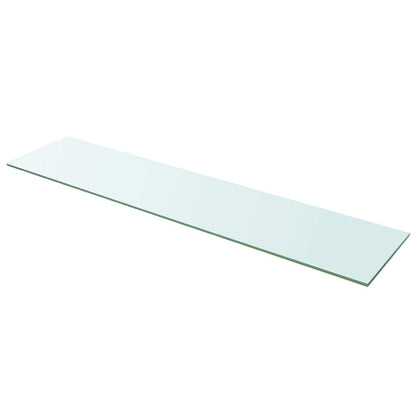 vidaXL Étagère en verre transparent 110x25 cm