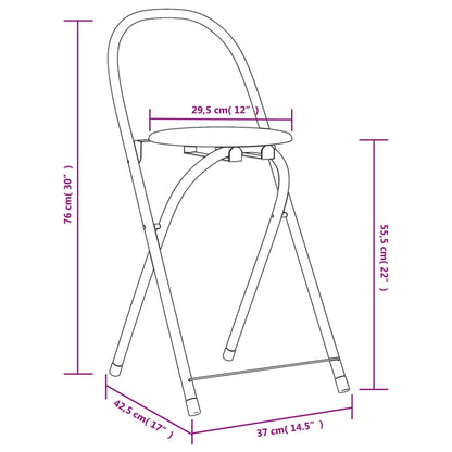 vidaXL Table à manger dépliante cinq pièces en MDF