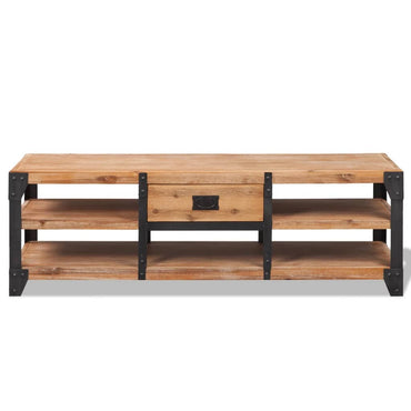 vidaXL TV-Schrank Massivholz Akazie 140x40x45 cm