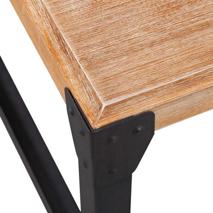vidaXL Table basse en bois d'acacia massif 100x60x45 cm