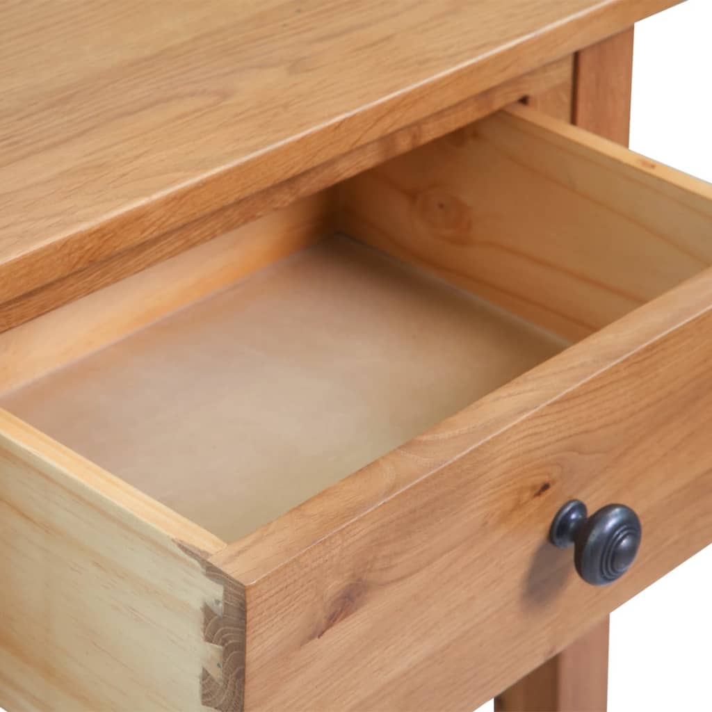 vidaXL Console 50x32x75 cm Bois de chêne massif