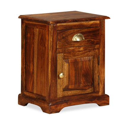 vidaXL Nachttische 2 Stk. 40x30x50 cm Massivholz Akazie