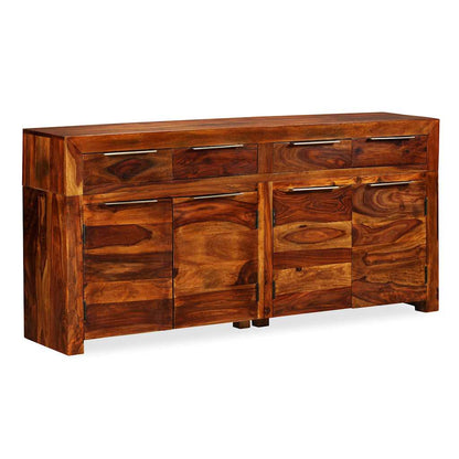 vidaXL Sideboard Massivholz Akazie 160x35x75 cm