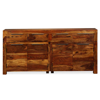 vidaXL Sideboard Massivholz Akazie 160x35x75 cm