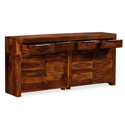 vidaXL Sideboard Massivholz Akazie 160x35x75 cm