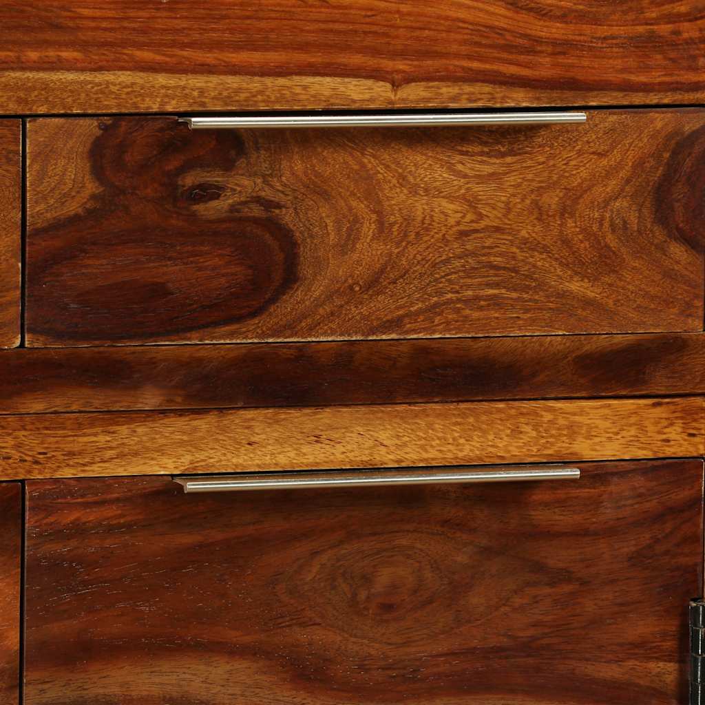 vidaXL Sideboard Massivholz Akazie 160x35x75 cm