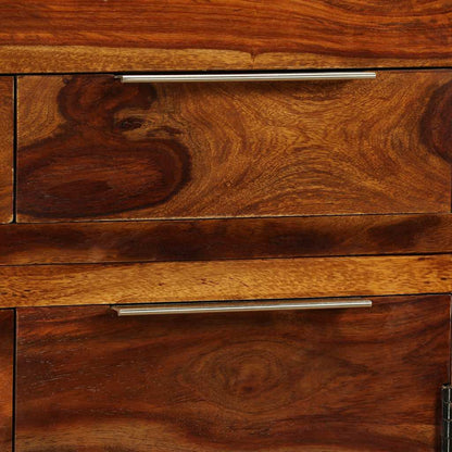 vidaXL Sideboard Massivholz Akazie 160x35x75 cm