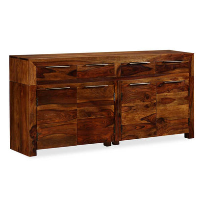 vidaXL Sideboard Massivholz Akazie 160x35x75 cm