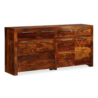 vidaXL Sideboard Massivholz Akazie 160x35x75 cm