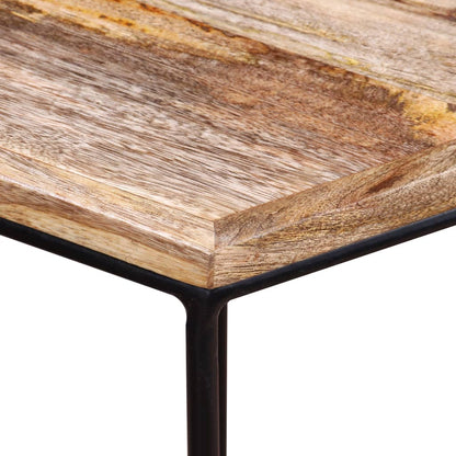 vidaXL Table basse en bois de manguier massif 56x48x40 cm