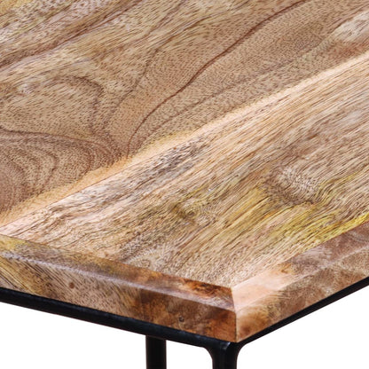 vidaXL Table basse en bois de manguier massif 56x48x40 cm