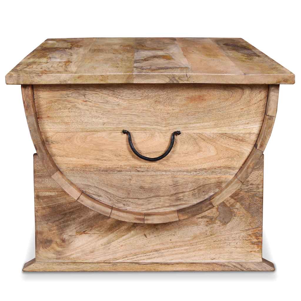 vidaXL Table basse en bois de manguier massif 88x50x40 cm