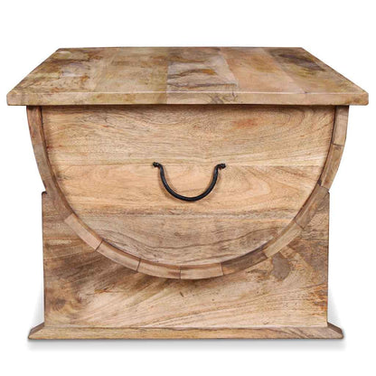 vidaXL Table basse en bois de manguier massif 88x50x40 cm