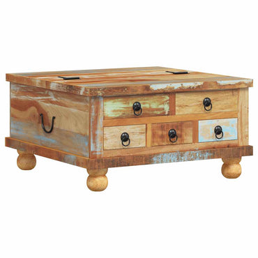 vidaXL Table basse en bois de récupération 70 x 70 x 38 cm
