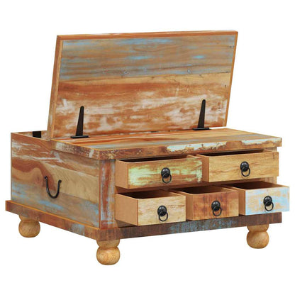 vidaXL Table basse en bois de récupération 70 x 70 x 38 cm