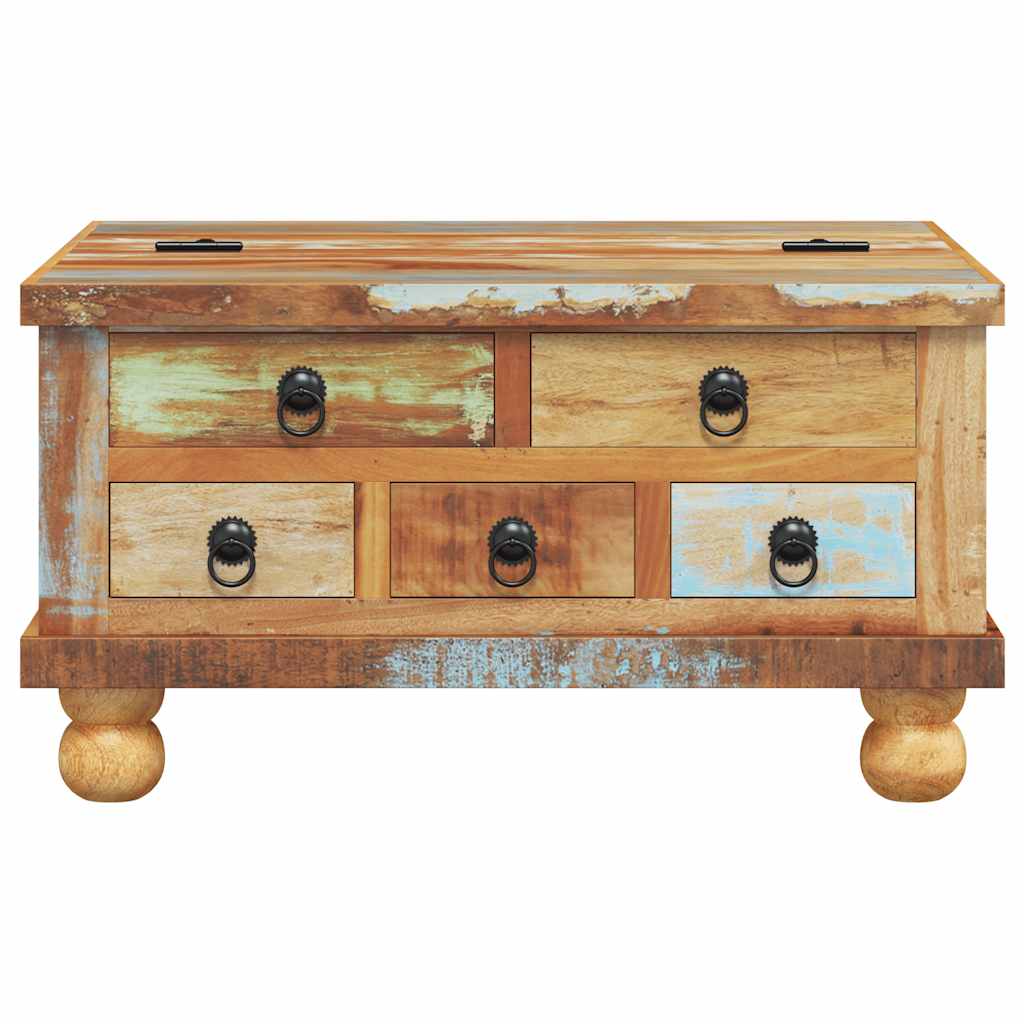 vidaXL Table basse en bois de récupération 70 x 70 x 38 cm