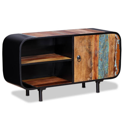 vidaXL Meuble TV en bois de récupération 90x30x48 cm