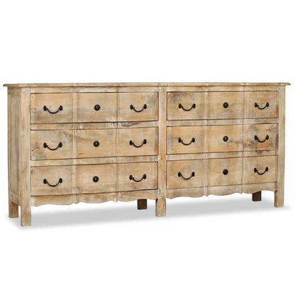 vidaXL Sideboard Massivholz Mango 200x40x90 cm