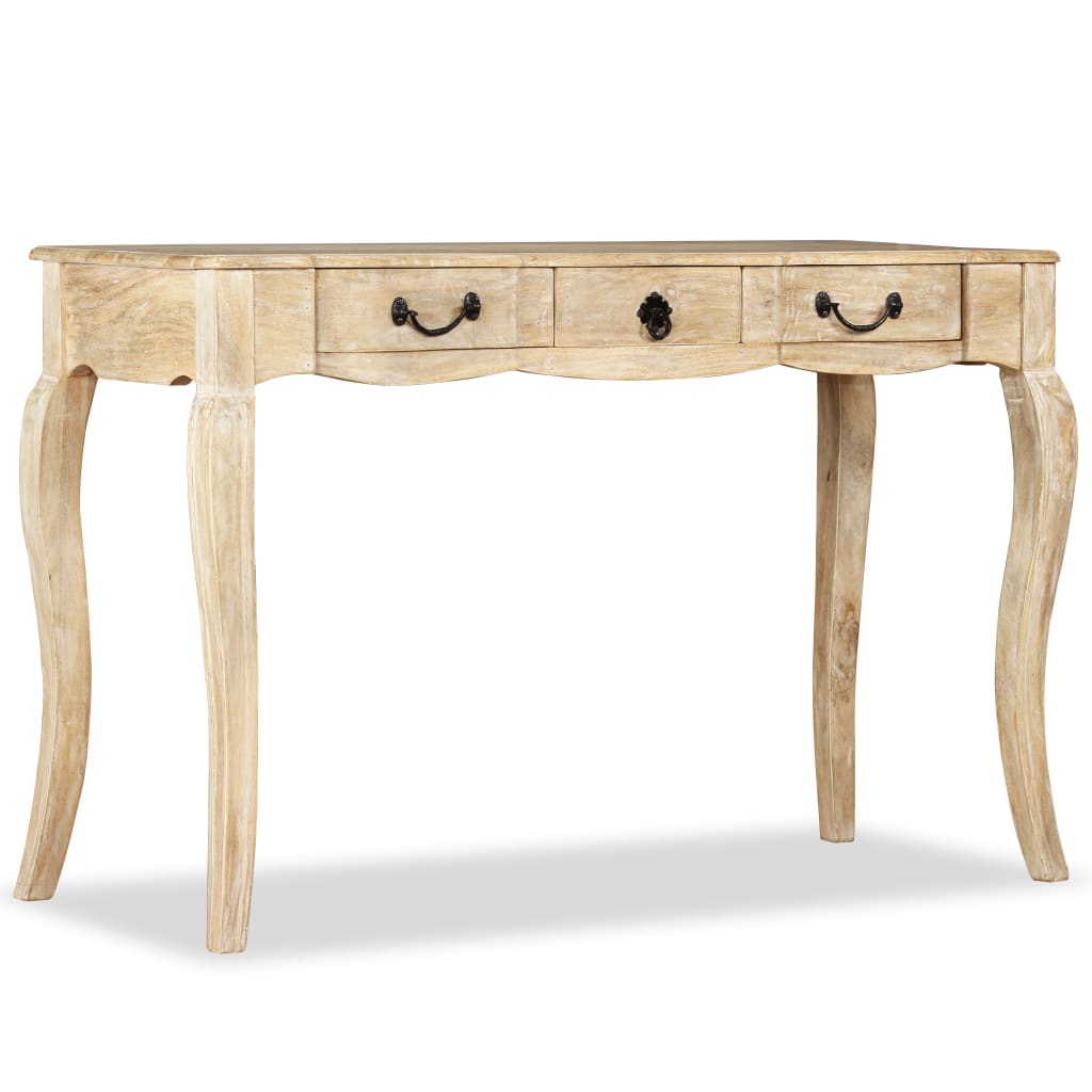 vidaXL Konsolentisch Mangoholz Massiv 120x50x80 cm