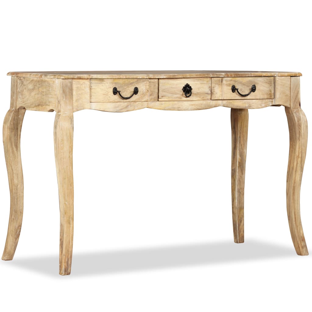 vidaXL Konsolentisch Mangoholz Massiv 120x50x80 cm